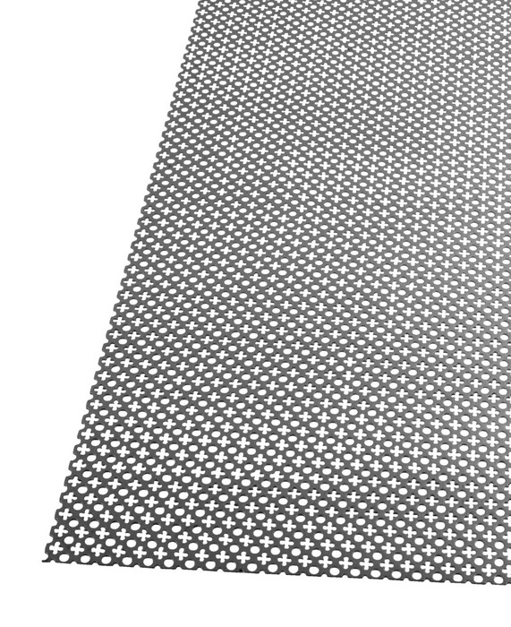 Stålplåt 453B Perforerad 1 x 400 x 500 mm
